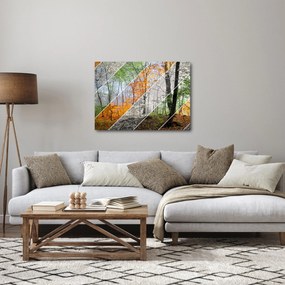Obraz - Striedanie ročných období (70x50 cm)