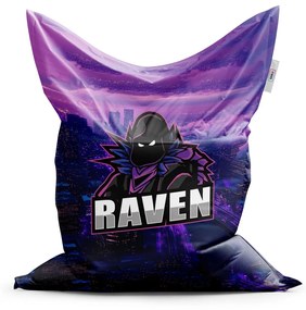 Sablio Sedací vak FORTNITE RAVEN Steampunk mesto - 150x100 cm