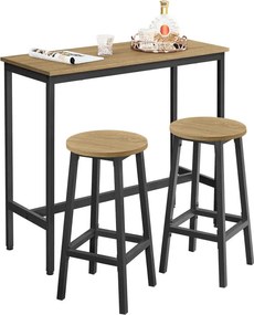 Barový stôl so stoličkami LBT219B88 dub artisan
