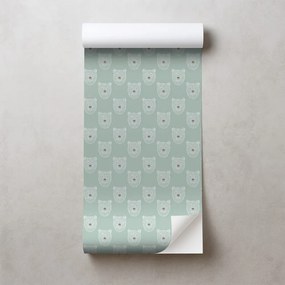 Samolepiaca tapeta roztomilé medvedíky na svetlom pozadí