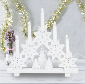 Vianočná dekorácia LED svietnik 371720