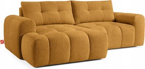 Rohová Lavia Ľavá Japandi Funkcia Spania, Úložný Priestor Na Posteľnú Bielizeň, 256 CM