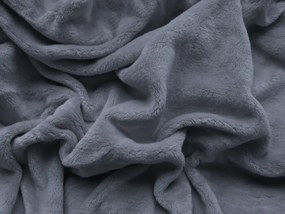 XPOSE® Mikroplyšová plachta Exclusive  - tmavo sivá 120x200 cm