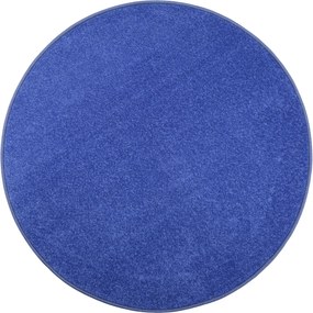 Vopi 200x200 (priemer) kruh Kusový koberec Eton modrý 82 kruh, modrá, obývacia izba