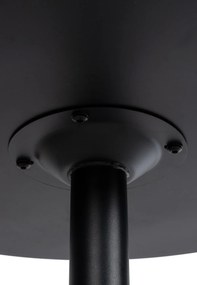 Barový stôl okrúhly DS25199, čierny / rám čierny - v108 x Ø60 cm