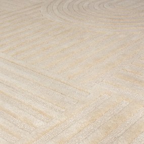 Béžový vlnený koberec 200x290 cm Zen Garden – Flair Rugs