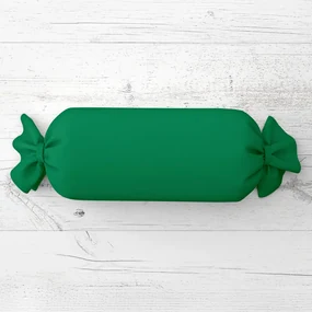 Biante Vankúš valec bonbon Rongo RG-056 Zelený 15x80 cm