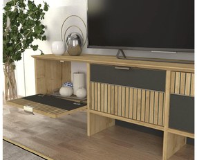 TV stolík/skrinka Polete TV (antracitový zafír). Vlastná spoľahlivá doprava až k Vám domov. 1108178