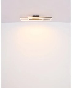 Globo 67208-30 - LED Stropné svietidlo DAKARI LED/30W/230V 3000K 60x80 cm čierna