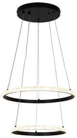 Zuma Line P22082M-2R - LED Luster na lanku RIDE LED/22W/230V + LED/14W čierna