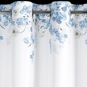 ZÁVES NA KRÚŽKOCH NOA 140X250 CM KVETY