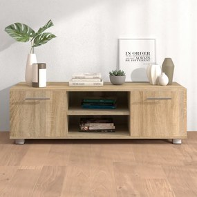 TV stolík farba dubu sonoma 110x40x35 cm spracované drevo