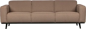 BePureHome Statement 230 cm látková sedačka - Svetlohnedá