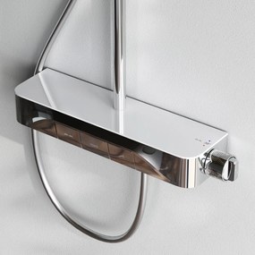 Sprchový systém AM.PM Func F07FA200 s termostatickou poličkovou batériou, chróm