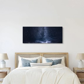 Obraz oblohy s hviezdami (120x50 cm)