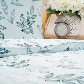 4Home Bavlnené obliečky Frosty Leaves, 140 x 220 cm, 70 x 90 cm