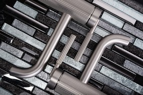 Rea Argon, vysoká umývadlová batéria h-295, brúsená oceľ, REA-B6450