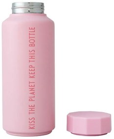 DESIGN LETTERS Dizajnová termoska Pink Kiss The Planet 500 ml