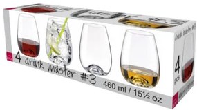 Rona Poháre DRINK MASTER 460 ml, 4 ks