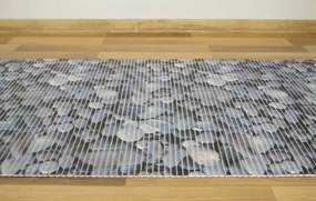 Kúpeľňová penová rohož  Softy-tex Kamienky modrá