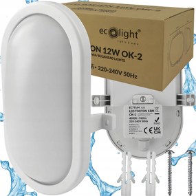 LED kanálové svietidlo do garáže, dielne, suterénu 12W neutrálne ip54