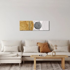 Obraz - Rustic Arches N⁰4 (s hodinami) (90x30 cm)
