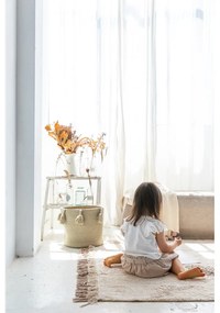 Krémový prateľný ručne tkaný bavlnený detský koberec 140x200 cm Pine Forest – Lorena Canals