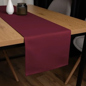 Biante Dekoračný behúň na stôl BKU-115 Burgundský vínový 20x140 cm