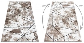 Kusový koberec  Polygons hnedý 120x170cm