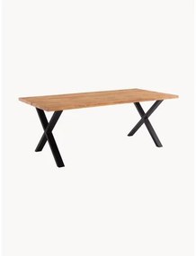 Jedálenský stôl's drevenou doskou Montpellier, 200 x 95 cm