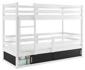 Detská posteľ BINGO 80x190 cm Biela/čierna