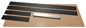 Extra HDF polica pre kovový regál RIVET, šírka 120 cm