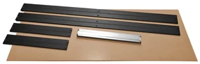Extra HDF polica pre kovový regál RIVET, šírka 120 cm