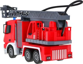 Ramiz Hasičské auto na diaľkové ovládanie 1:12 pre deti 3+ Požiarna hadica + interaktívne funkcie