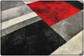 Dekorstudio Moderný koberec SUMATRA - Červený vzor Rozmer koberca: 140x190cm