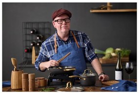 Drevená súprava mlynčekov na korenie a soľ 2 ks v prírodnej farbe – Holm