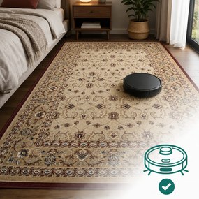 Angel Carpet, Kusový koberec Sultan 26 Beige, 120x170, béžová, kancelária