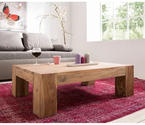 Indický nábytok - Konferenčný stolík Tara 110x40x60 indický masív palisander Natural