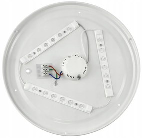 BERGE Stropný okrúhly LED panel - 24W - 1920lm - čierny - neutrálna biela