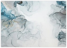 Obraz - Modrý mramor (70x50 cm)
