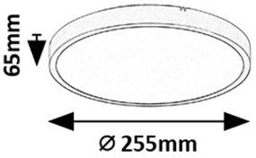 Rabalux 71435 - LED Kúpeľňové stropné svietidlo ALENZO LED/12W/230V IP44 čierna