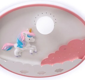 Brilagi -LED Stmievateľné detské stropné svietidlo UNICORN LED/68W/230V 3000-6000K+DO