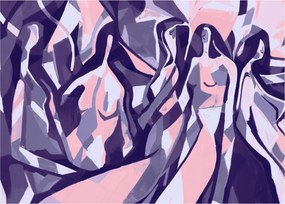 Obraz - Abstraktné ženy (70x50 cm)