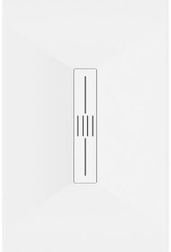 Mexen Toro, SMC obdĺžniková sprchová vanička 140 x 70 cm, biela, biela krytka, 43107014-W