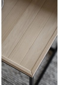 Konferenčný stolík s doskou z dubového dreva v prírodnej farbe ø 70 cm Deerfield – Rowico