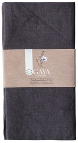 Antracitové ľanové obrúsky 50 x 50 cm 2 ks - Gaya Ambiente - 596435