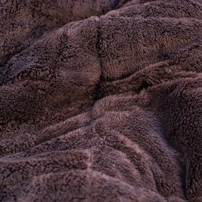 BO-MA Trading Baránková deka Erika čokoládová, 150 x 200 cm