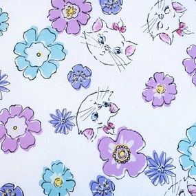 Jerry Fabrics Bavlnené obliečky 140x200 + 70x90 cm - Marie Cat "Floral"