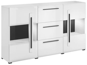 Komoda Tulsa 28 biela lesklá