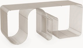 Kovová lavica Curva